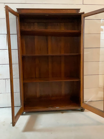 Antique Display Cabinet Glass Doors