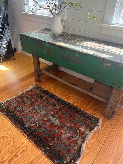 Vintage Worn In Scatter Rug