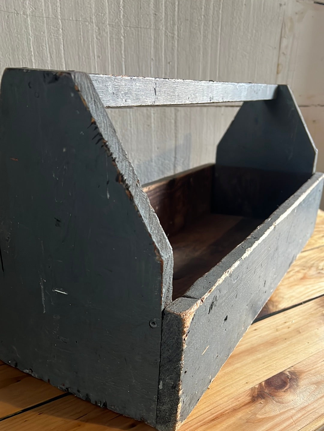 Vintage Wood Tool Caddy