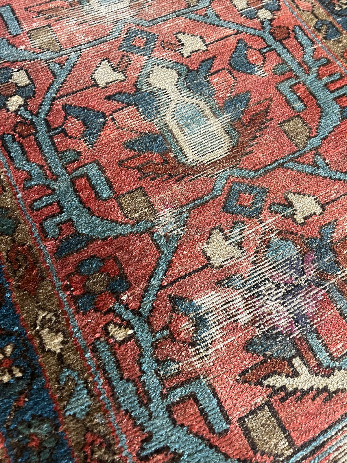 Vintage Worn In Scatter Rug