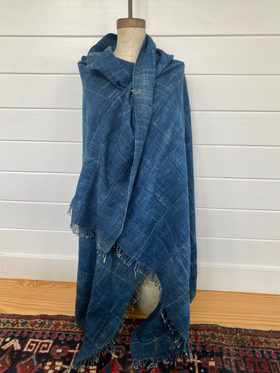 Vintage Indigo Textile: Solid