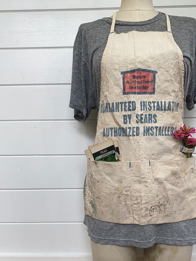 Vintage Sears Authorized Installer Full Apron