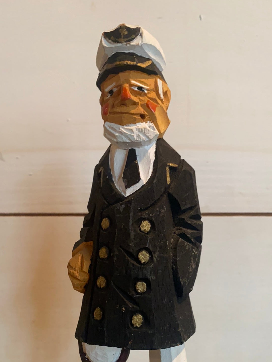 Vintage Wooden Sea Captain