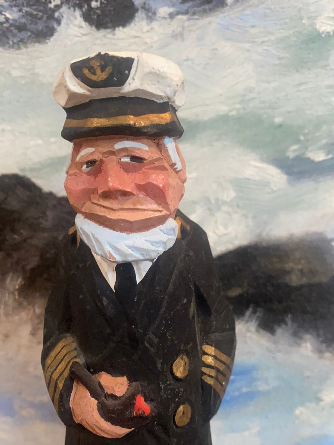 Vintage Wooden Fisherman - Peg Leg