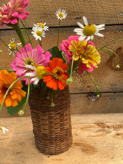 Vintage Woven Vase