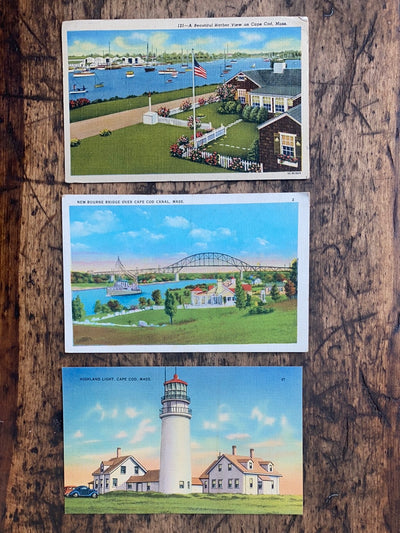 Vintage Cape Cod Canal Post Card