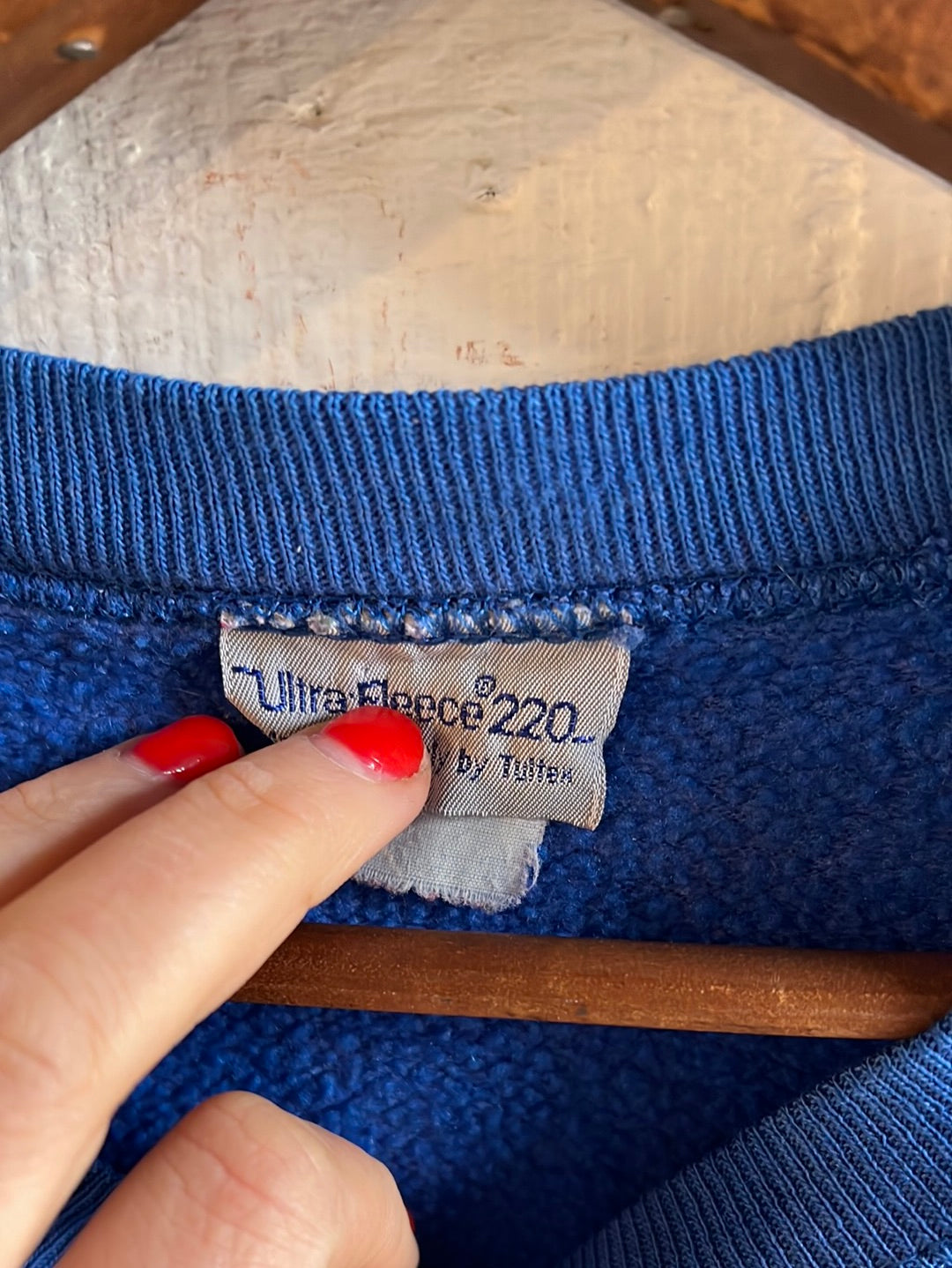 Vintage Raglan Sweatshirt - Blue