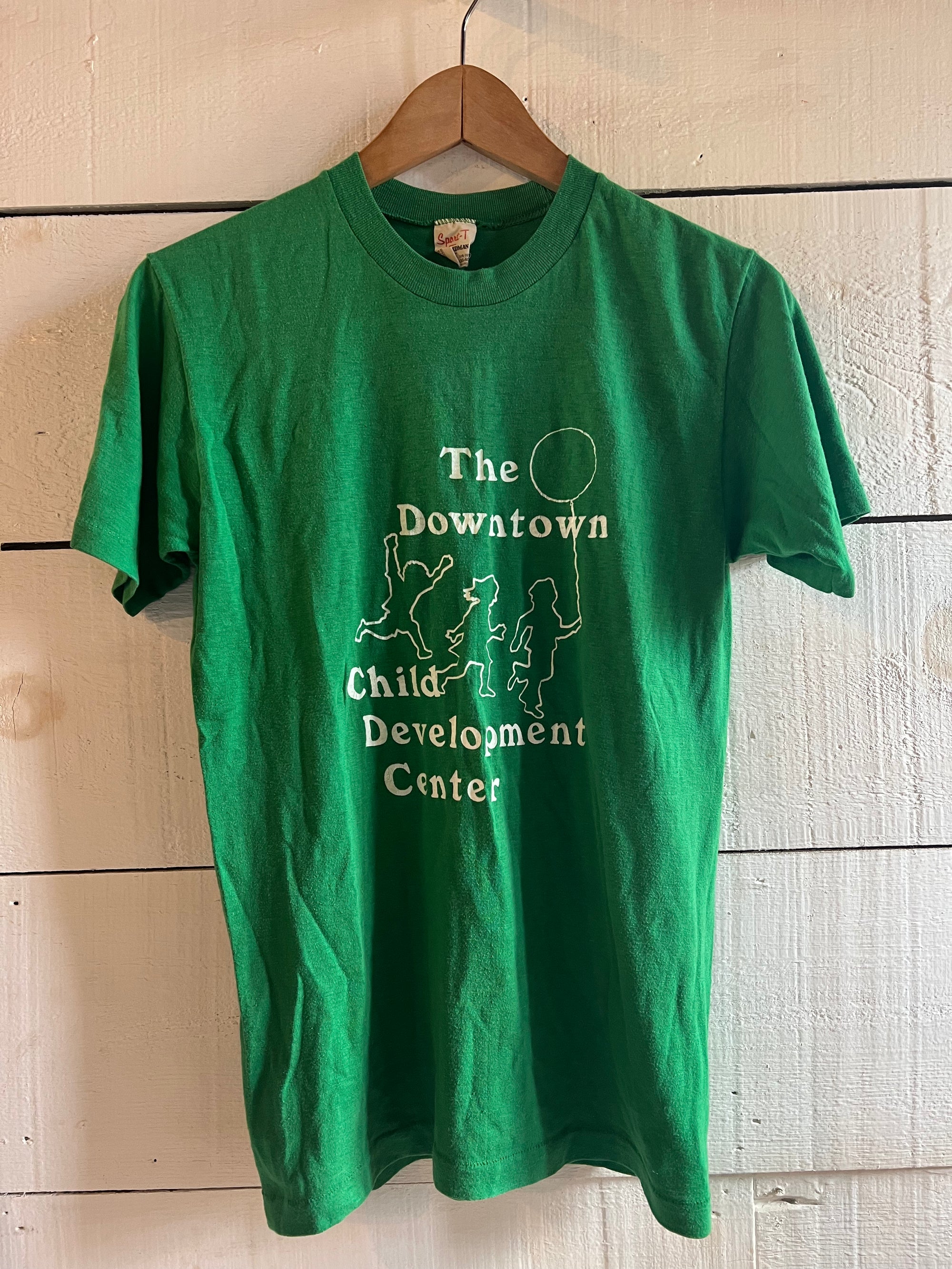 Vintage Downtown Green Tee