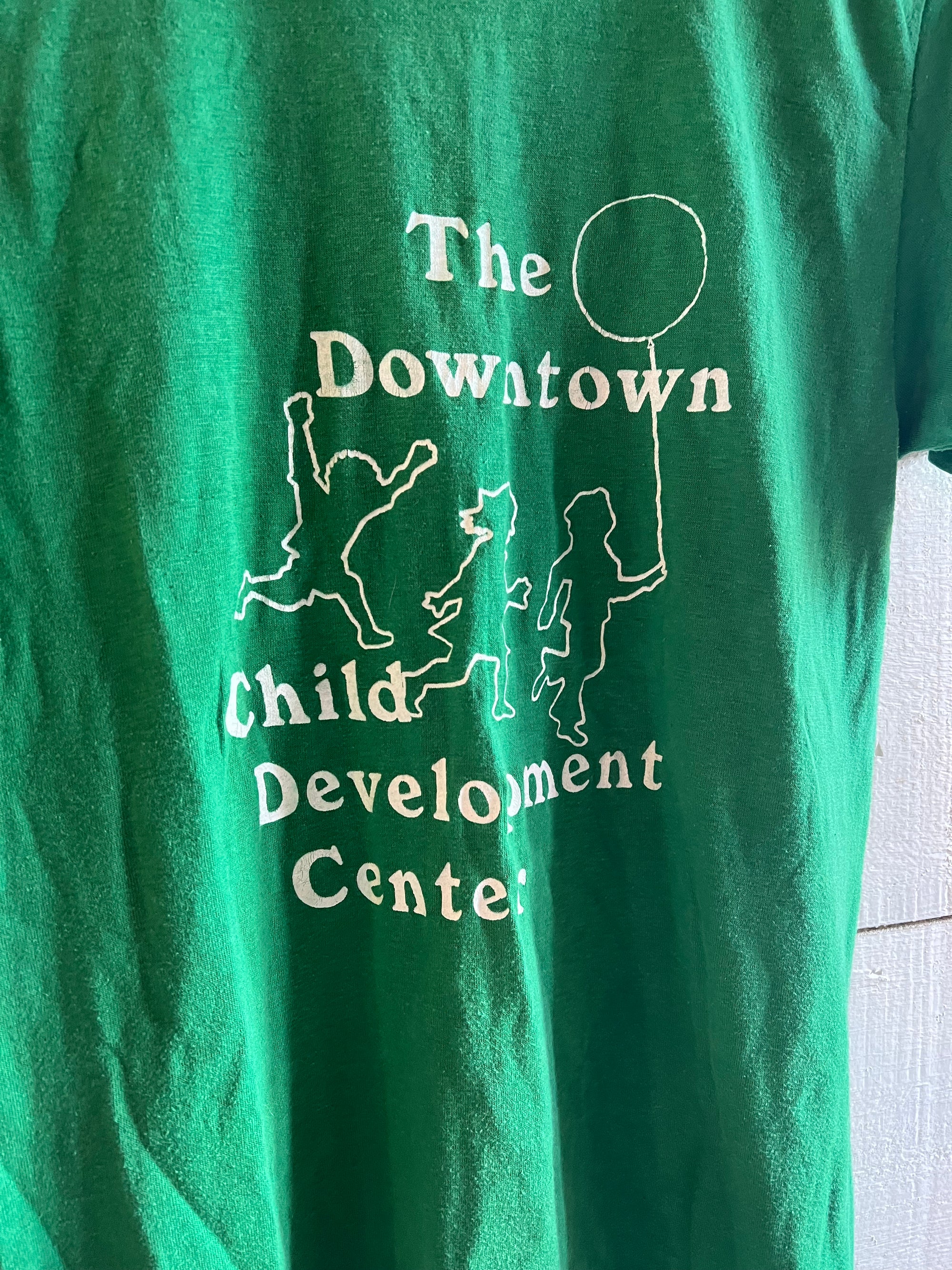 Vintage Downtown Green Tee