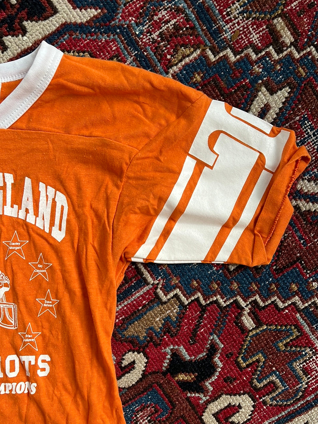Orange vintage jersey