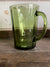 Vintage Green Glass Pitcher