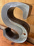 Salvaged Metal Letter - S