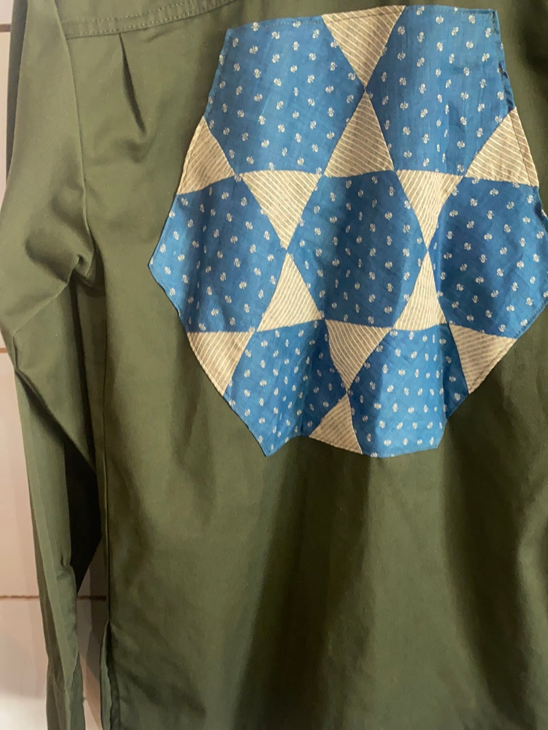 Quilt Patch - Vintage Military Shirt