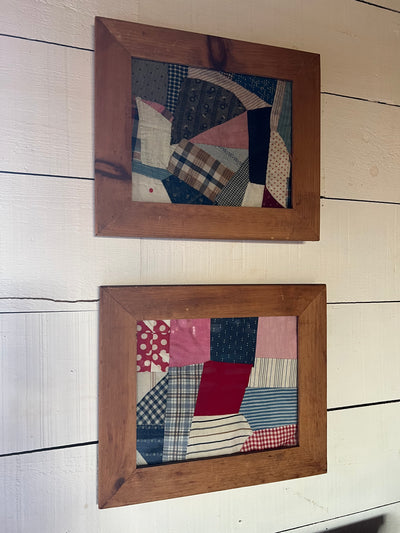 Vintage Quilt Square Framed