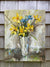 Vintage Iris & Daffodil Painting