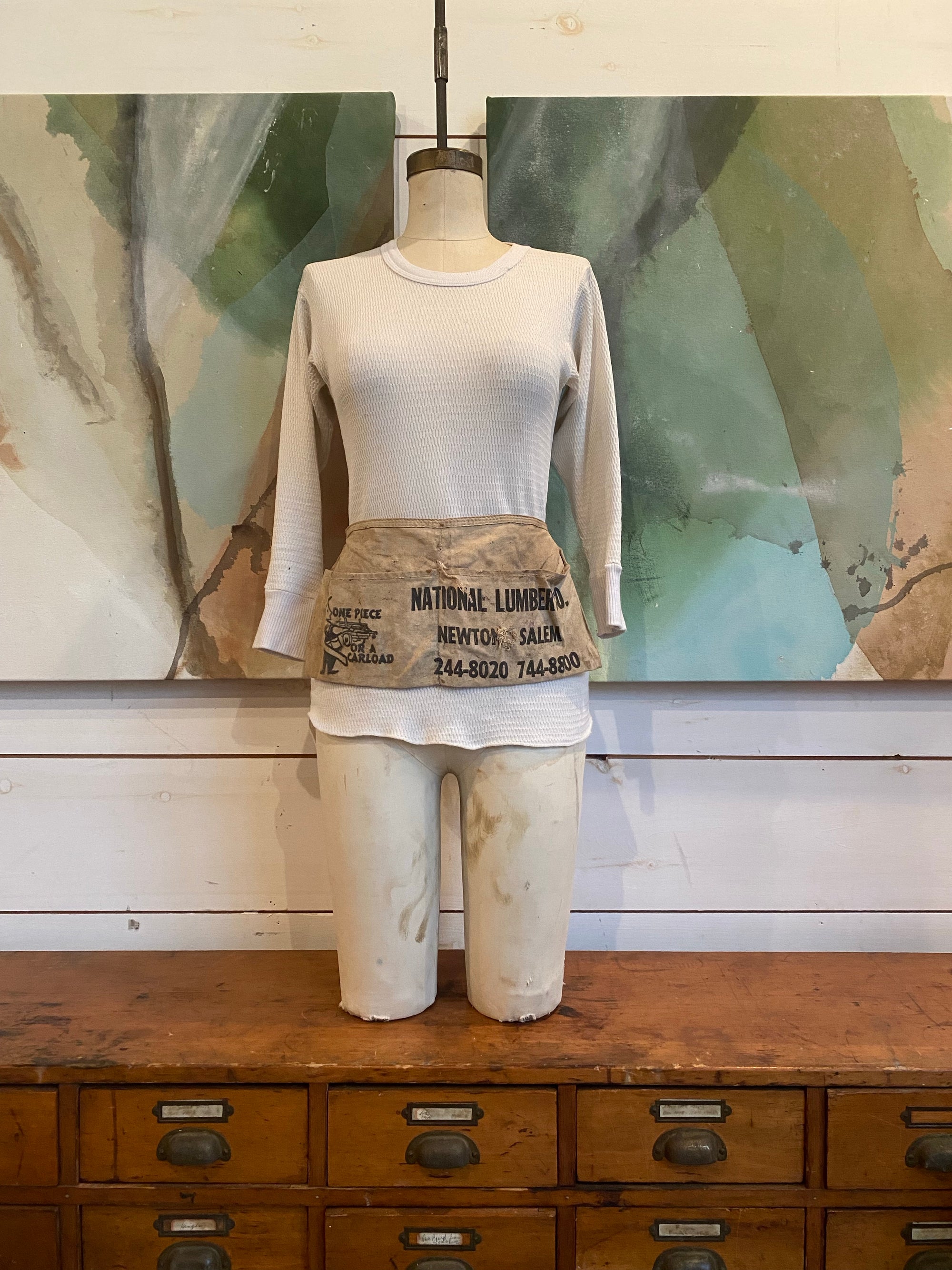 Vintage National Lumber Co. Apron