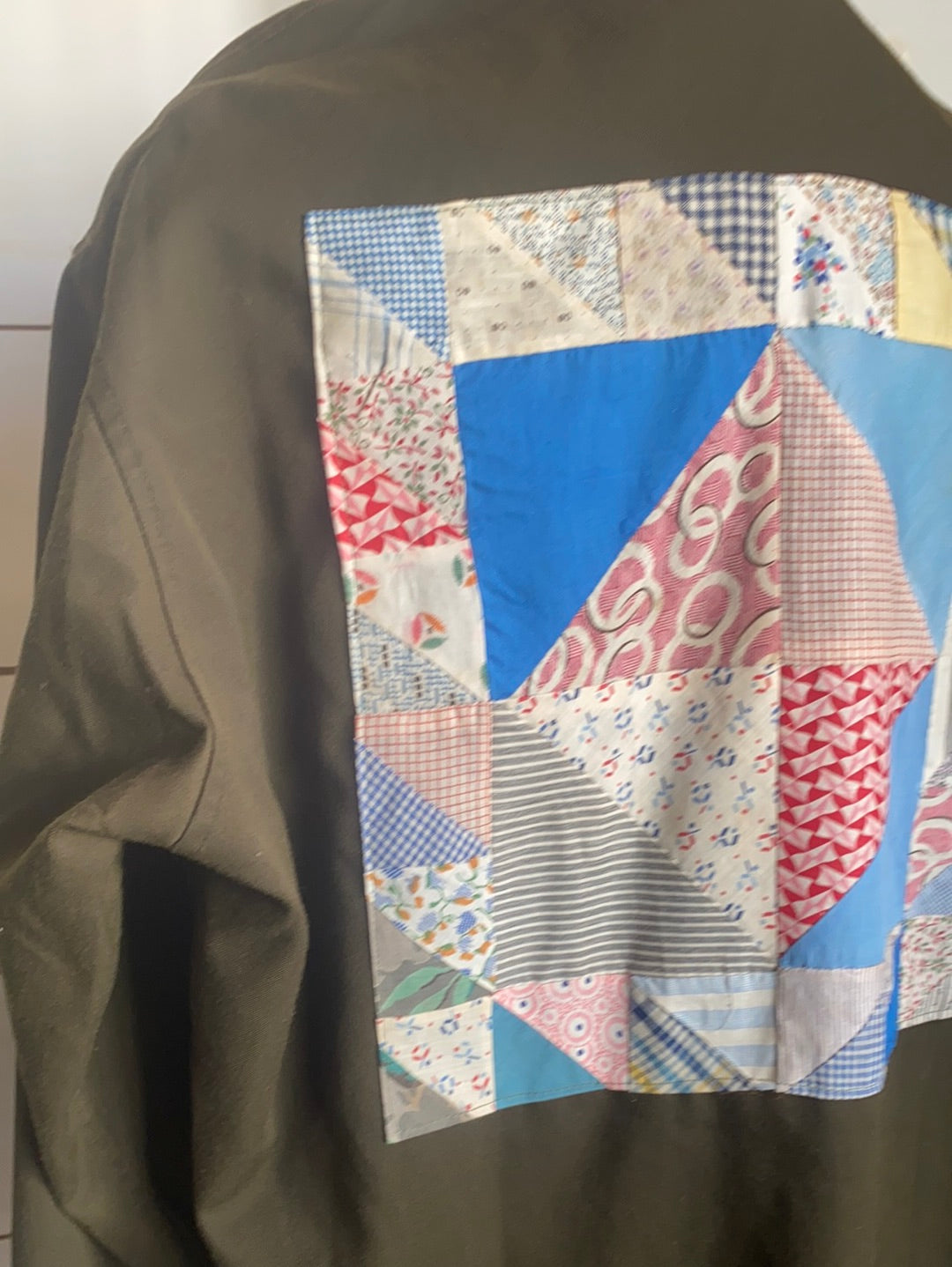 Quilt Patch - Vintage Military Shirt