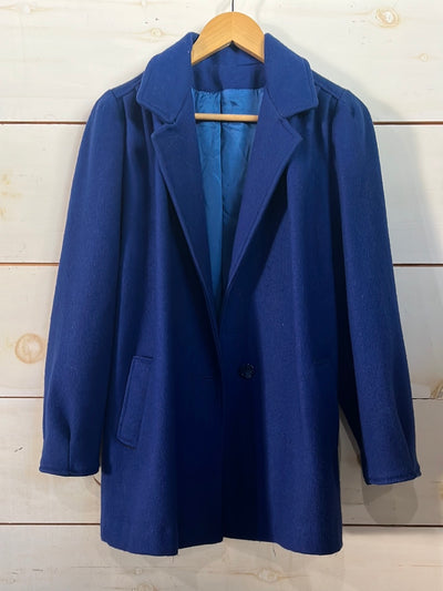 Vintage Blue Pea Coat