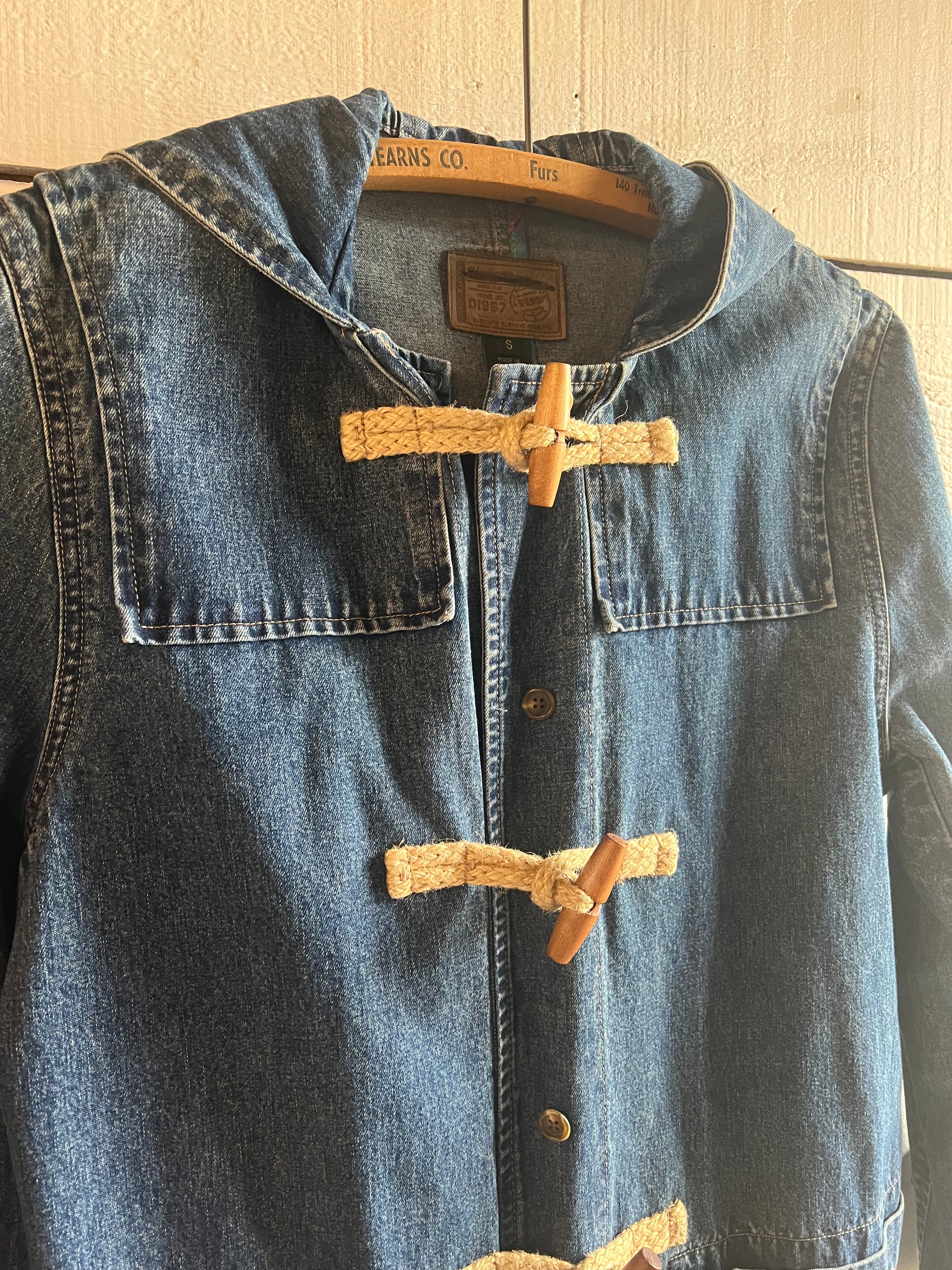 Vintage Ralph Lauren Denim Toggle Coat