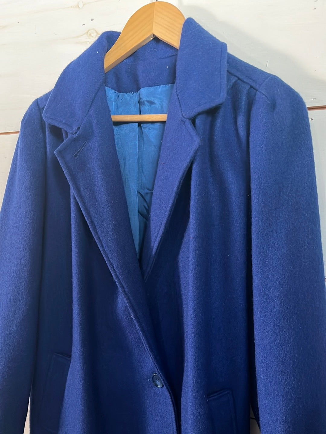 Vintage Blue Pea Coat