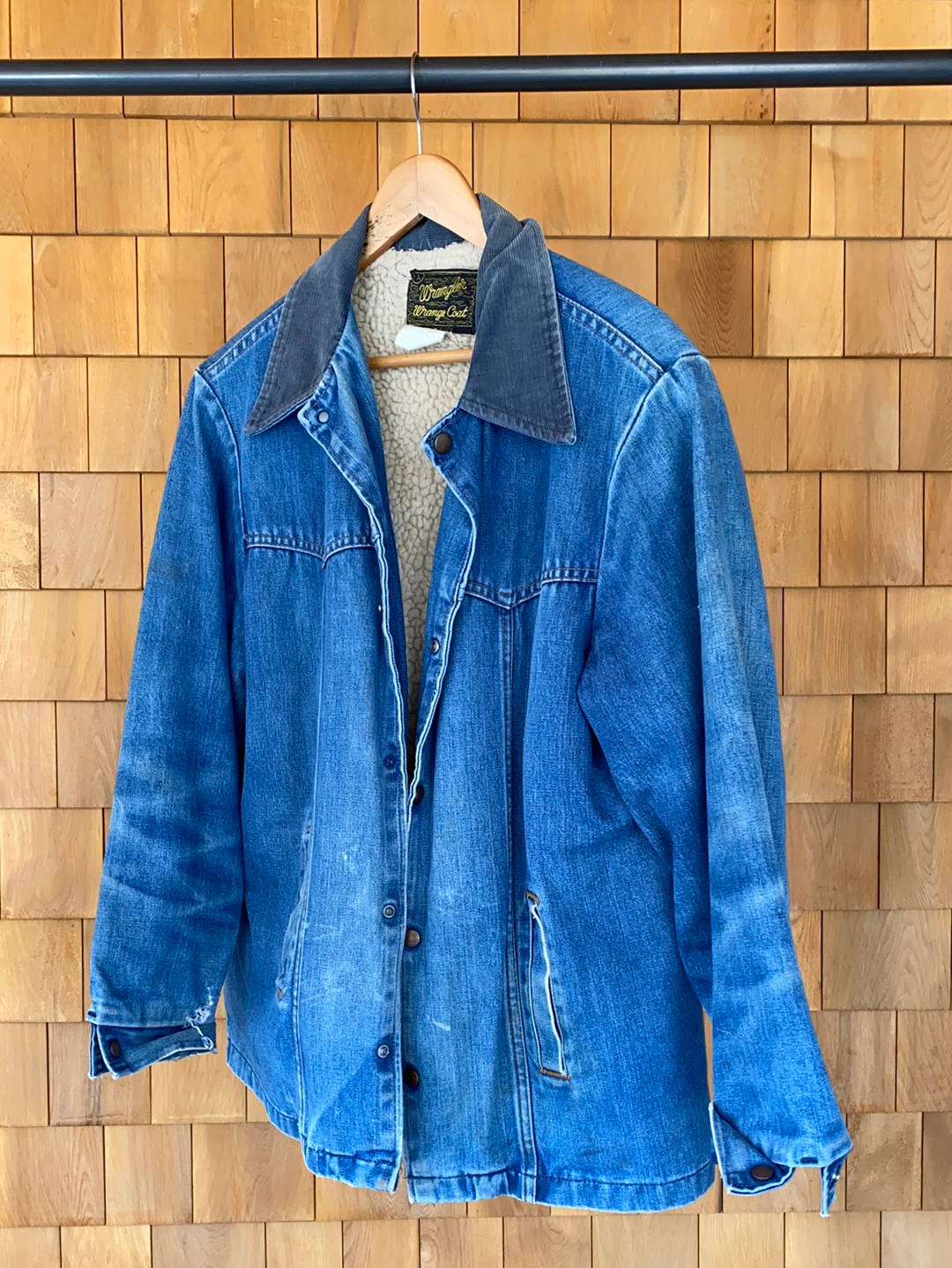 Vintage wrangler hot sale sherpa jacket