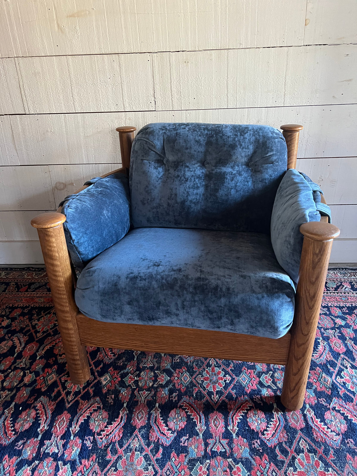 Mid-Century Conant Ball Reupholstered Chair
