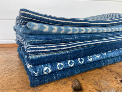 Vintage Indigo Textile