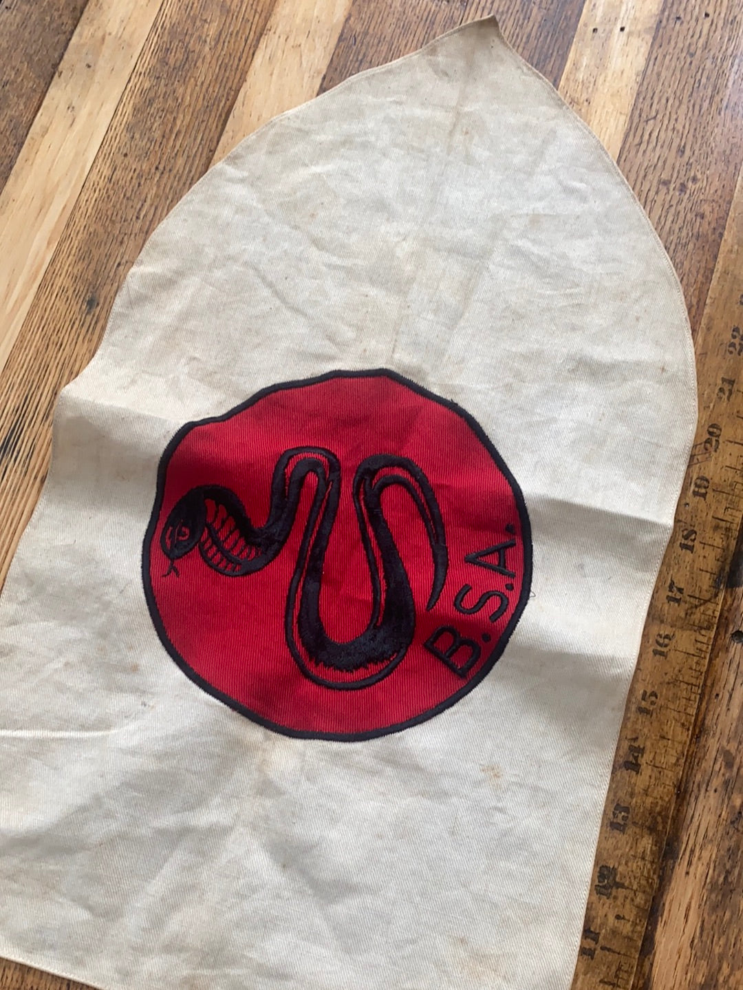 Vintage BSA Snake Flag