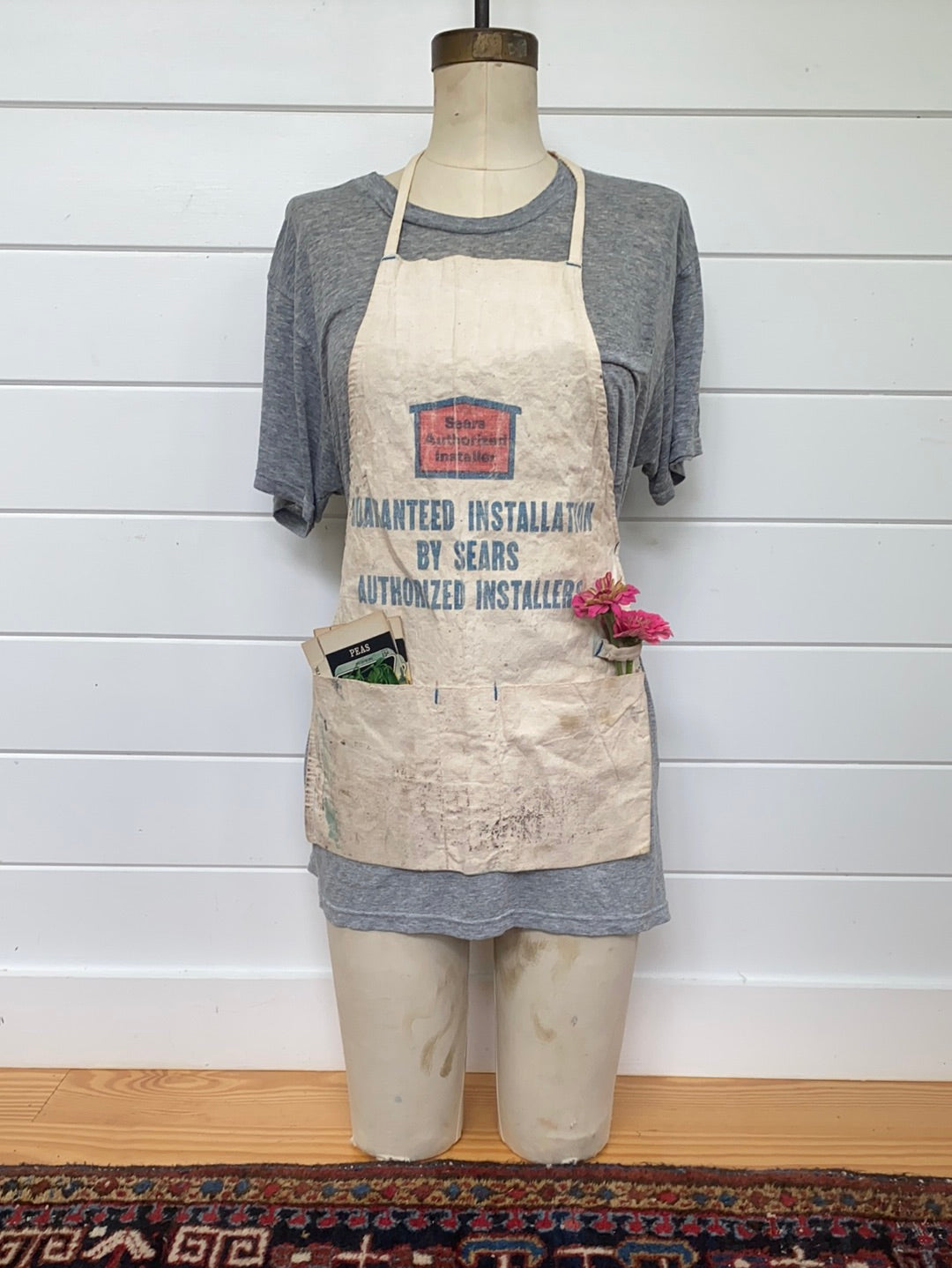 Vintage Sears Authorized Installer Full Apron