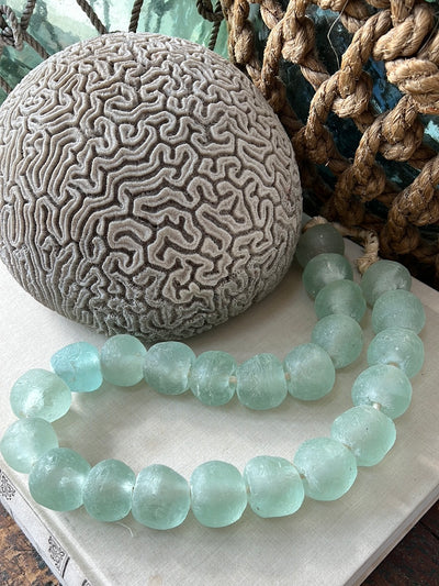 Smooth Glass Styling Beads - Sea Glass