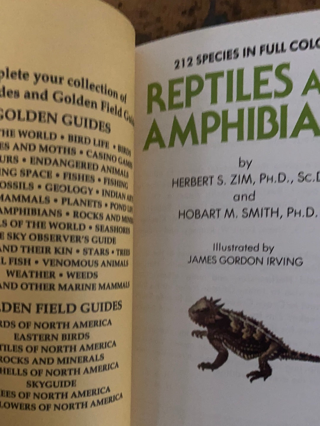 1987 A Golden Guide - Reptiles and Amphibians