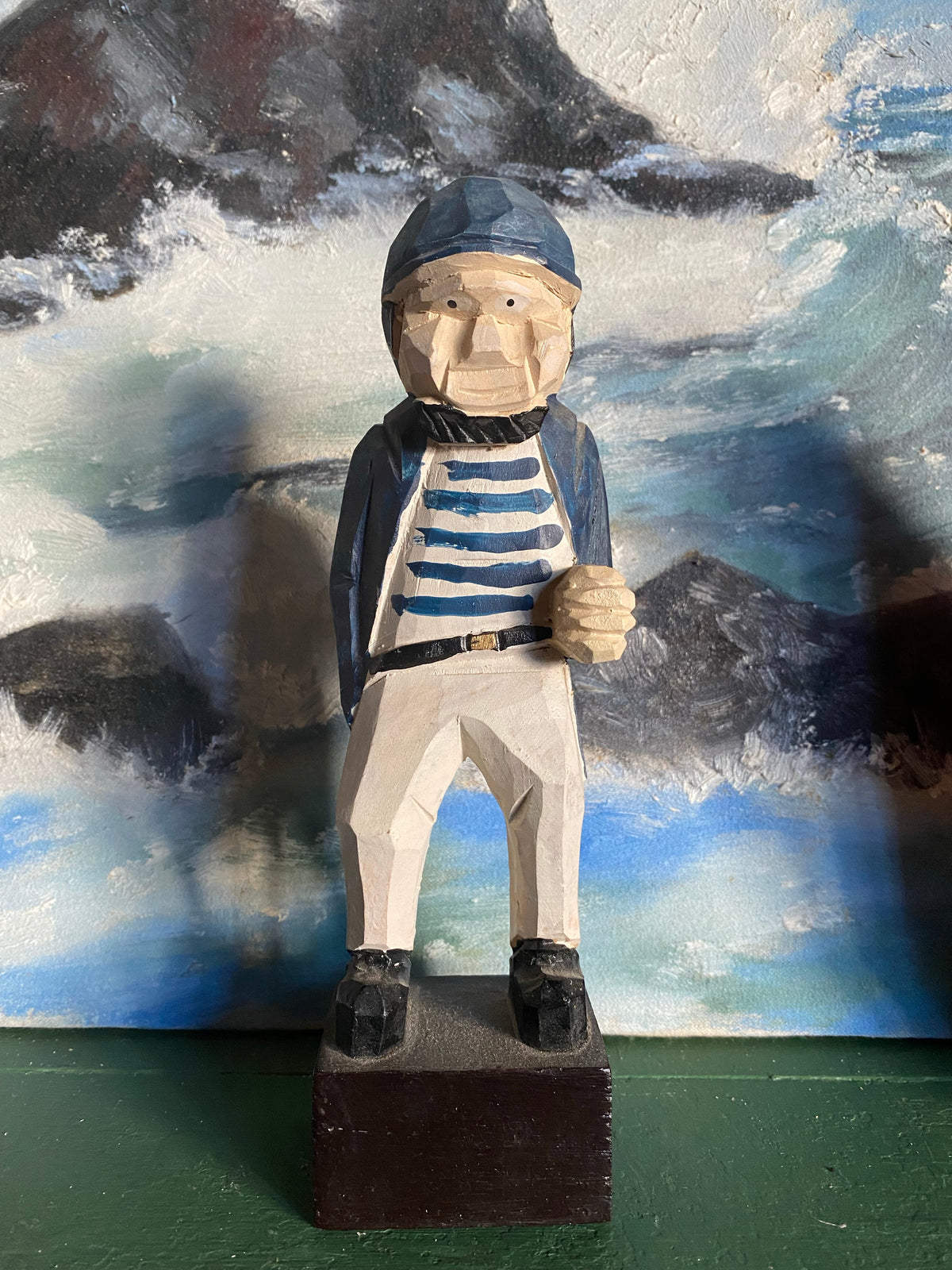 Vintage Wooden Fisherman