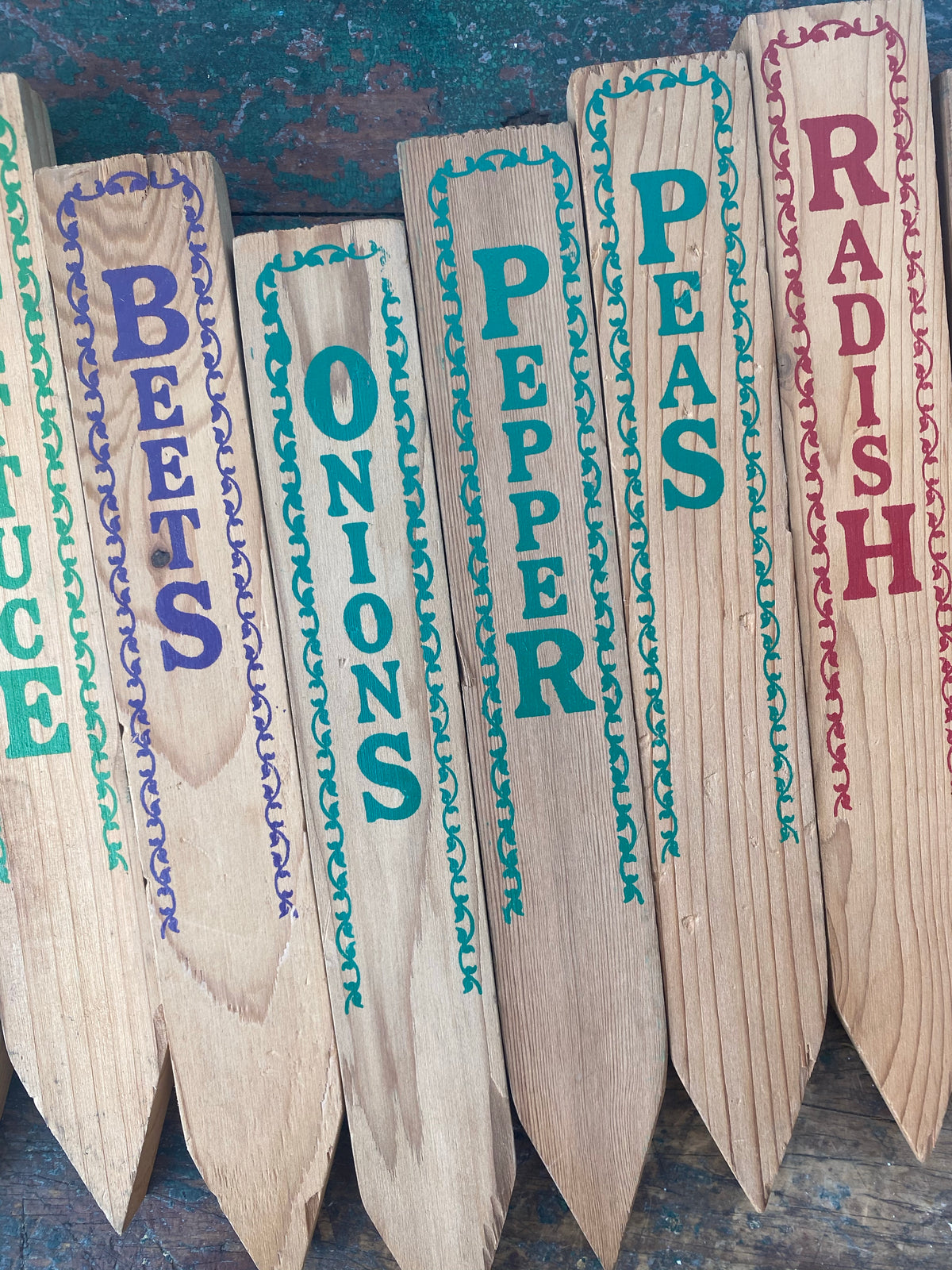 Vintage Garden Markers