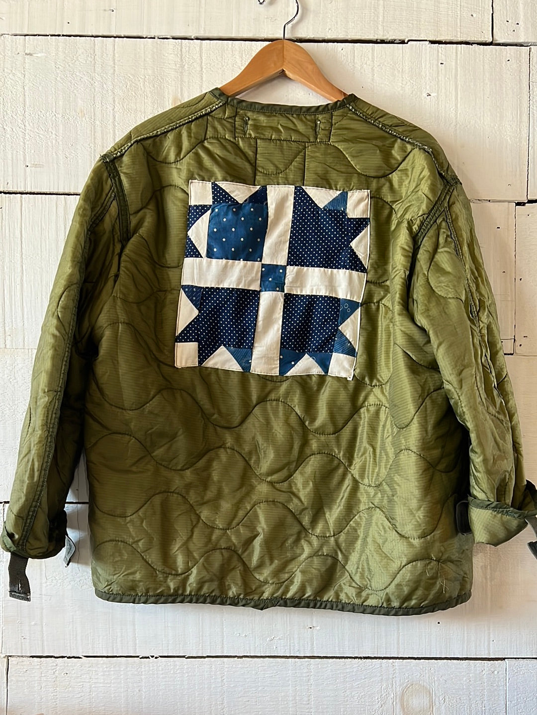 Indigo Quilt Patch - Vintage Quilted Liner