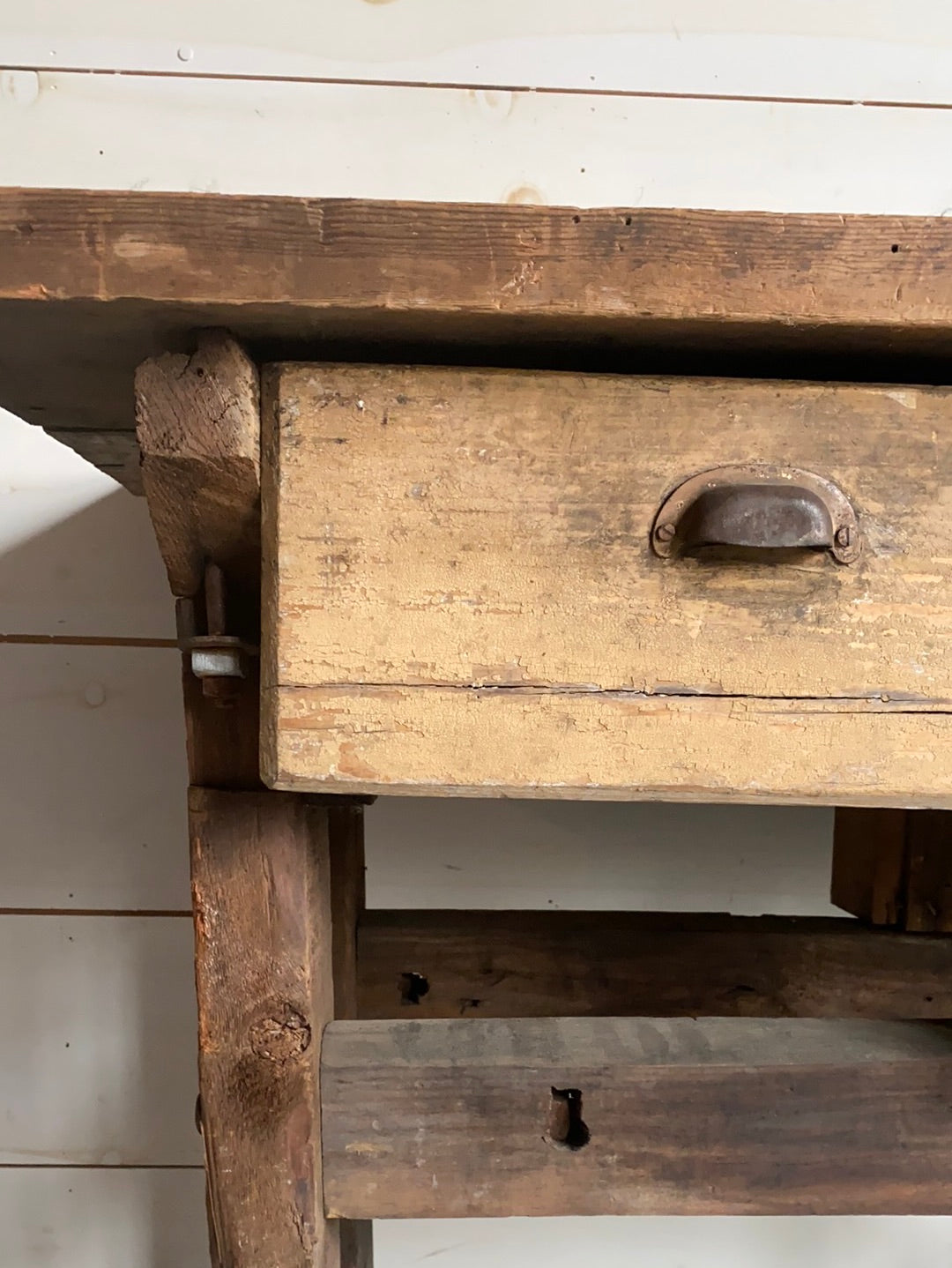 Salvaged Wood Workbench