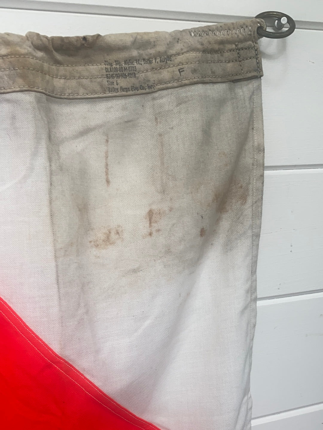 Vintage Nautical "F: Foxtrot" Signal Flag