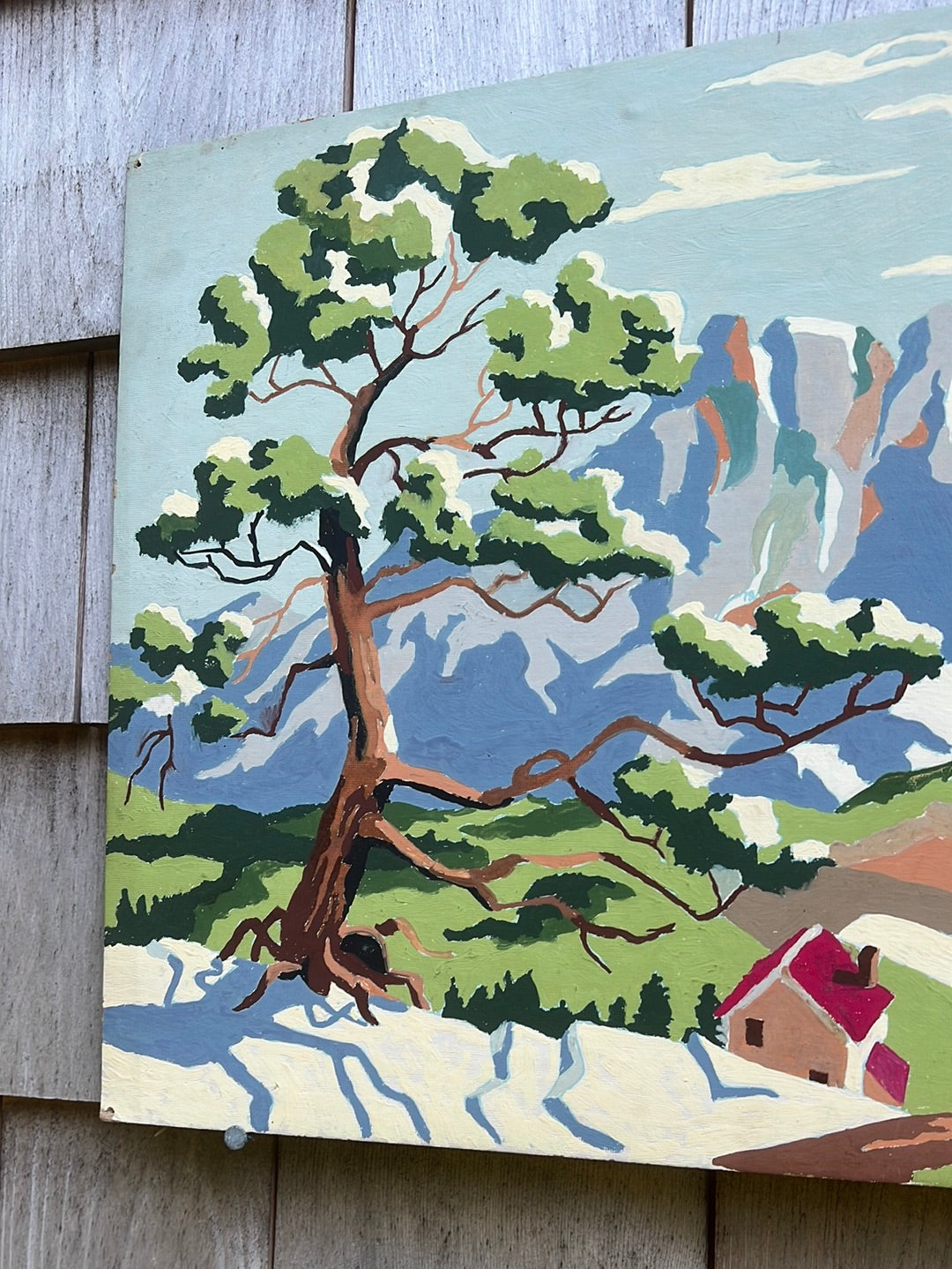 Vintage Paint by Numbers - Mountain View