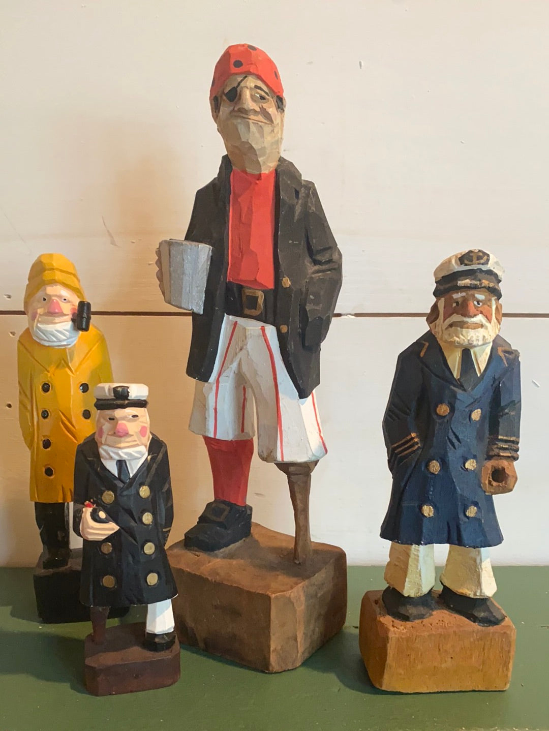 Vintage Wooden Pirate