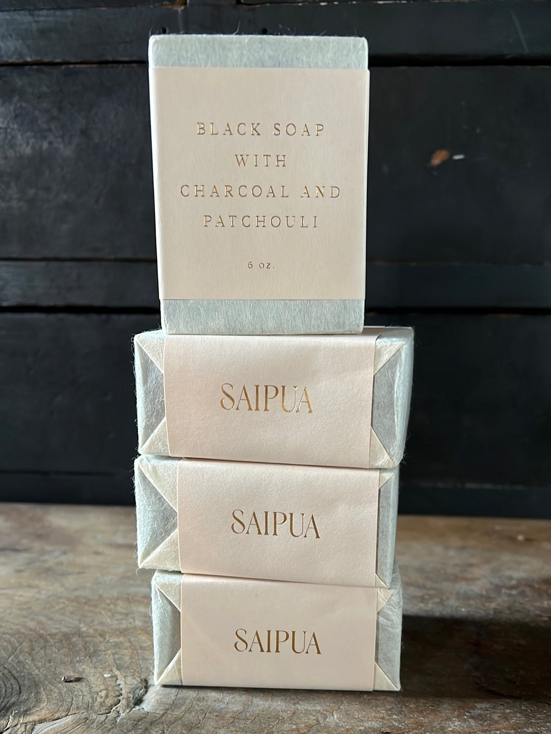 SAIPUA Black Soap with Charcoal and Patcohuli