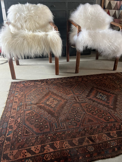 Vintage Hand Woven Rug