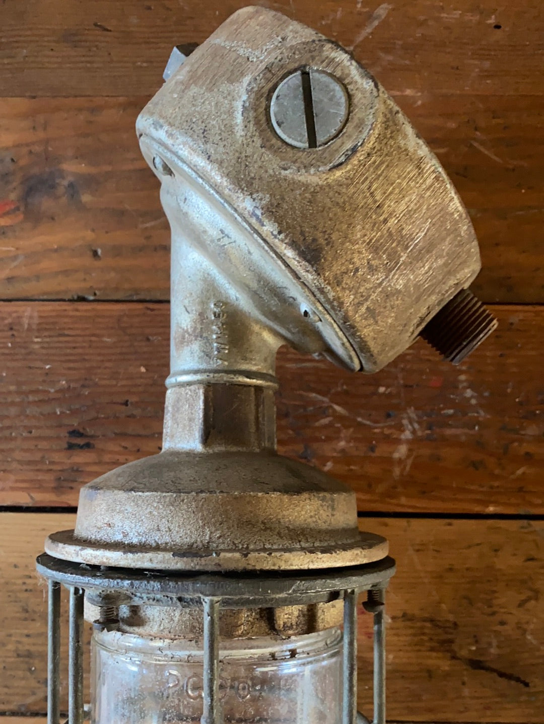 Salvaged Maritime Hallway Light