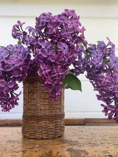 Vintage Woven Vase