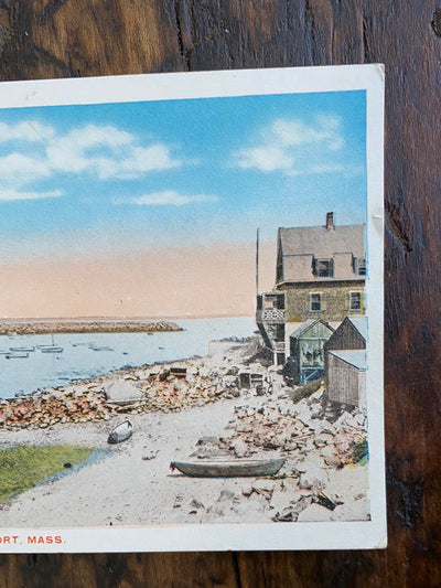 Vintage Rockport Harbor Post Card