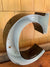 Salvaged Metal Letter - c