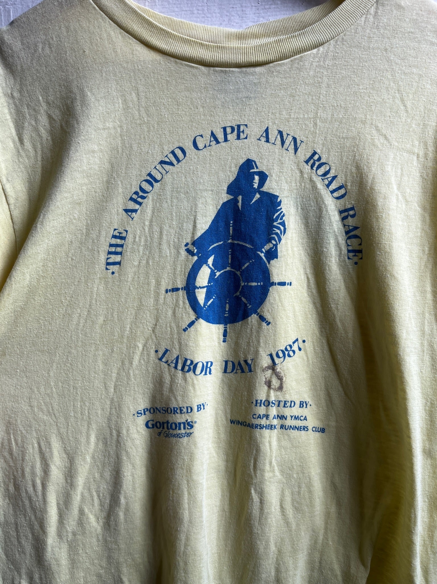 1987 Vintage Cape Ann Road Race Tee