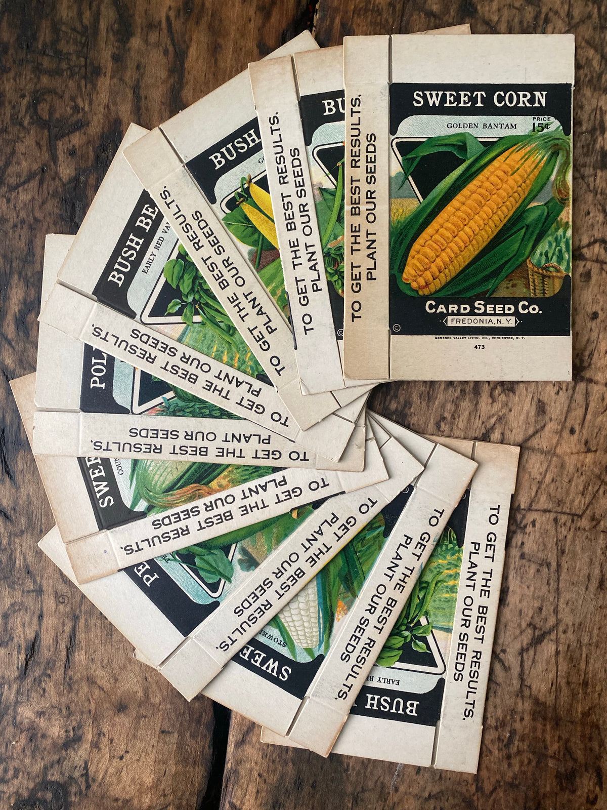 Vintage Sweet Corn Seed Box