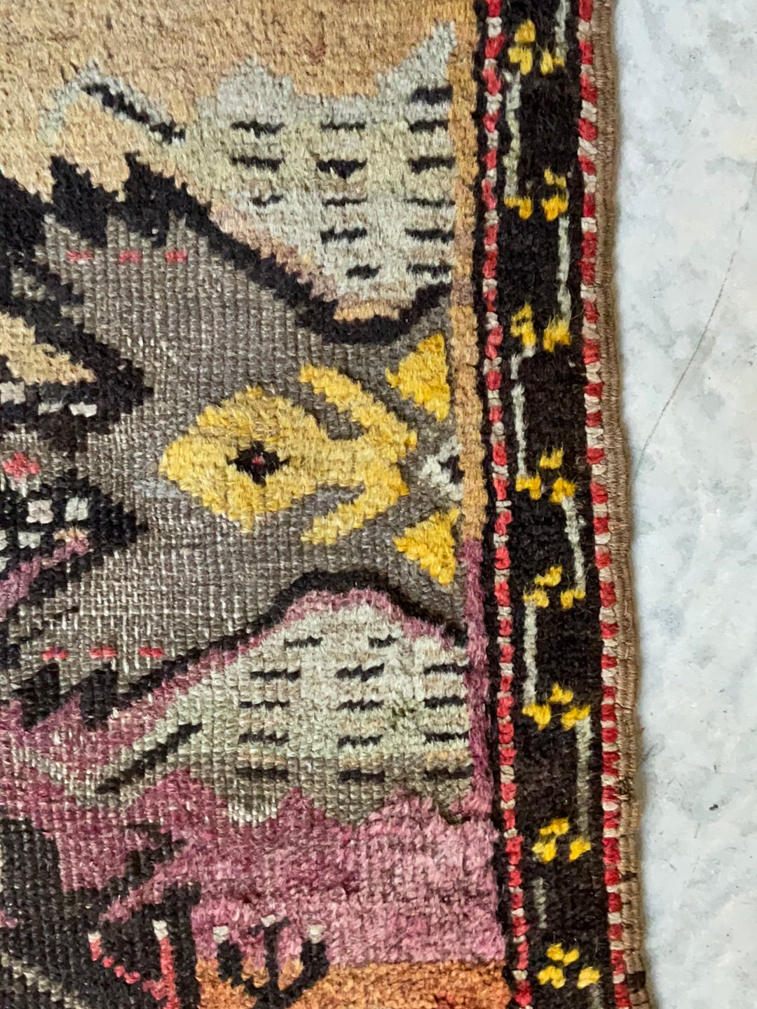 Antique Turkish Scatter Rug