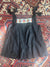 Vintage Black Embroidered Dress