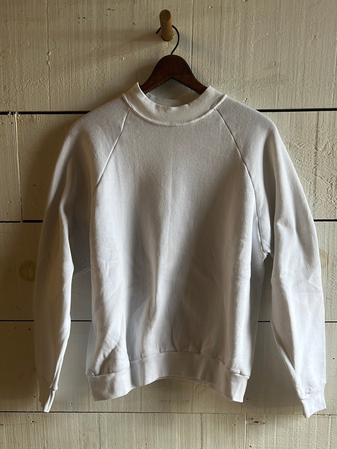 Vintage Raglan Sweatshirt - White