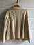 Vintage Wool Fishermen's Cardigan Sweater